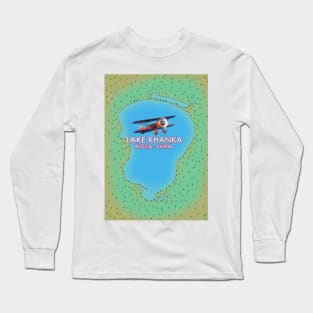 Lake Khanka Russia China lake poster Long Sleeve T-Shirt